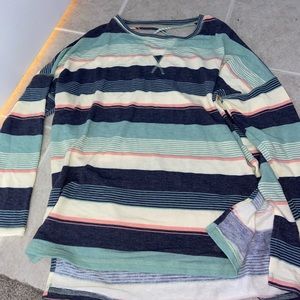 cross open back long sleeve